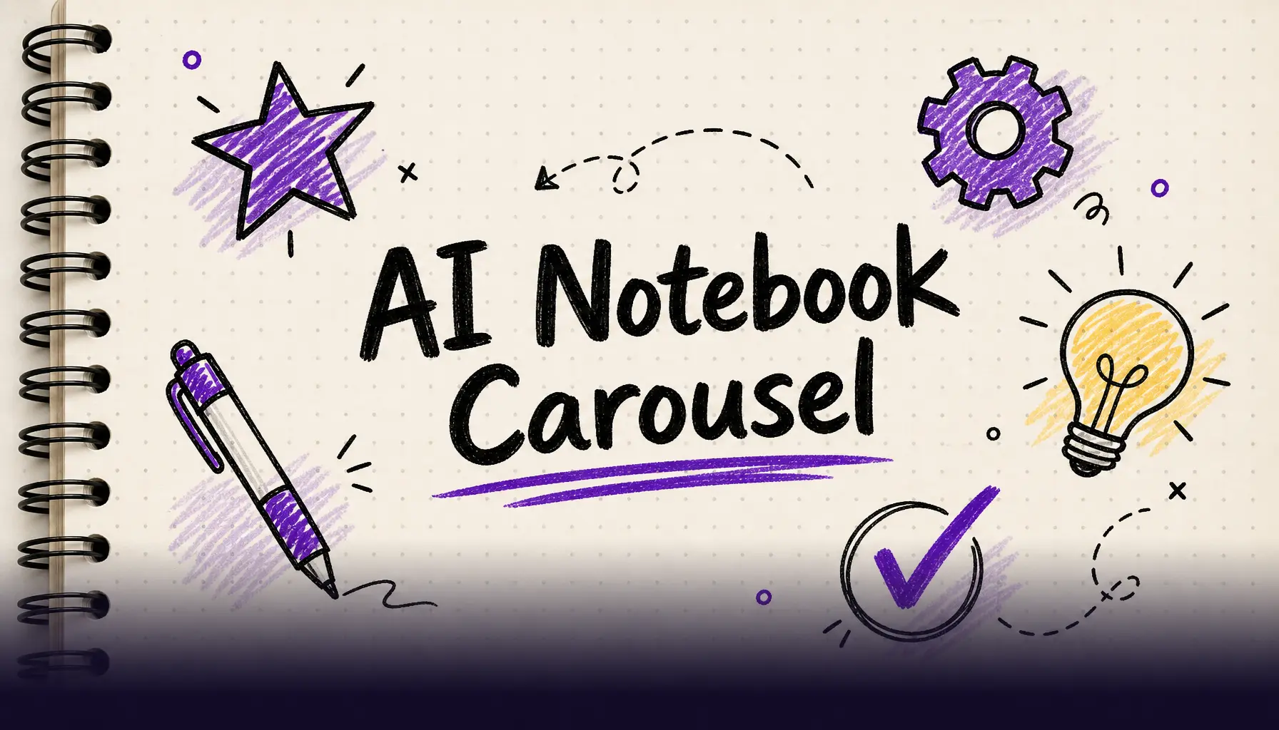 AI notebook carousel maken (Skill): van onderwerp naar scroll-stoppende slides