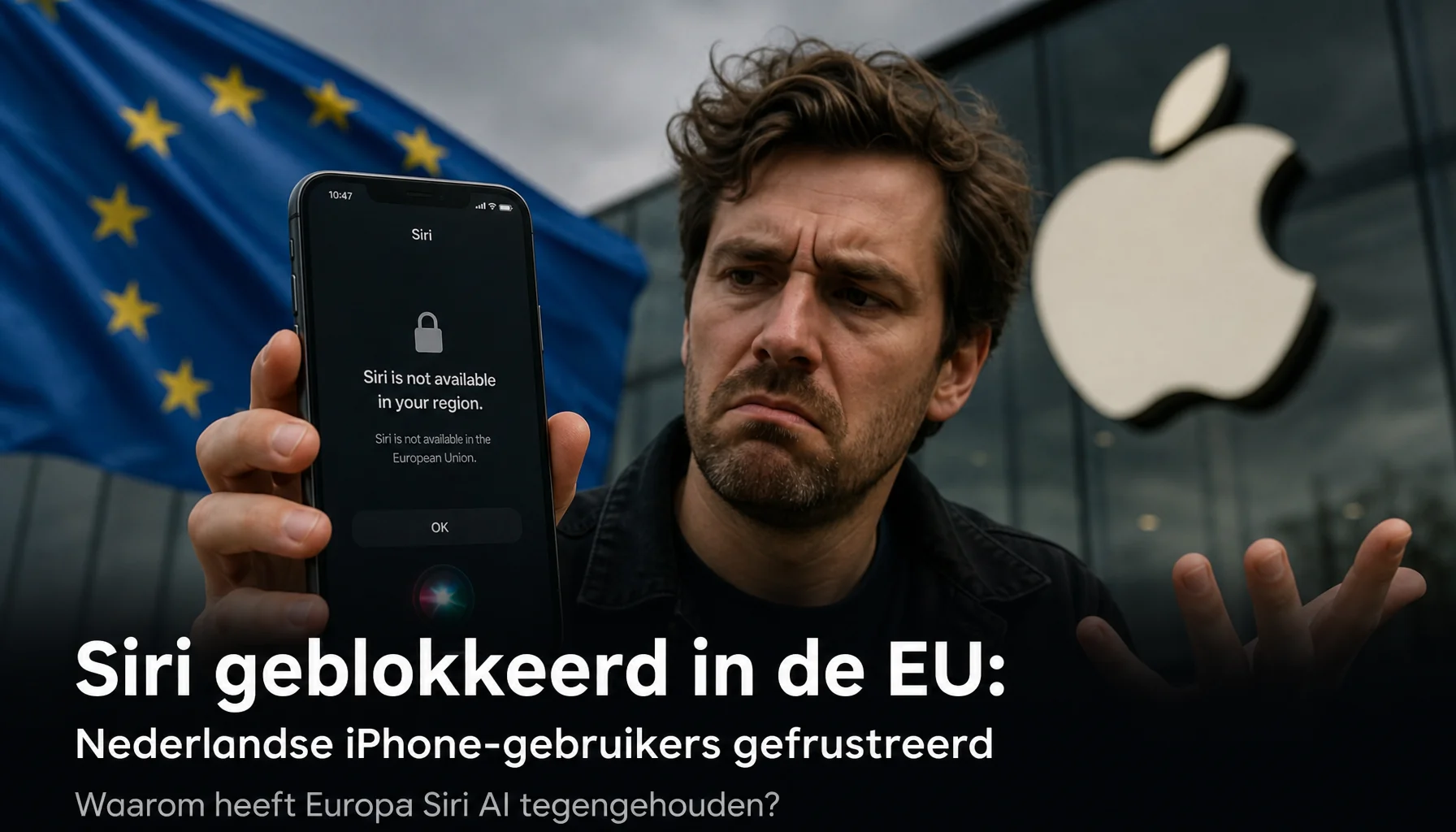 Apple houdt Siri AI bewust uit EU, zegt Brussel