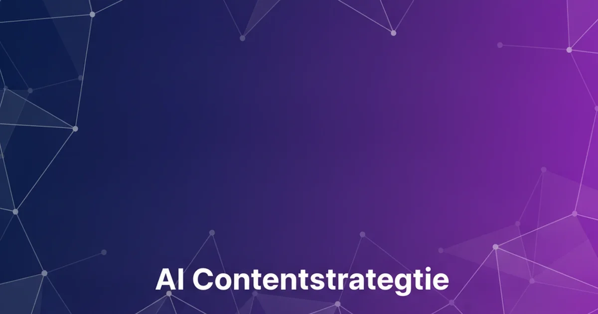 AI Contentstrategie (Skill): plan je content met AI